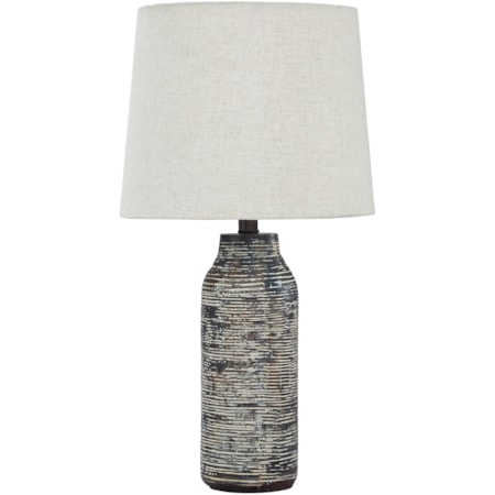 Signature Lamps - Contemporary Set of 2 Mahima Black/White Paper